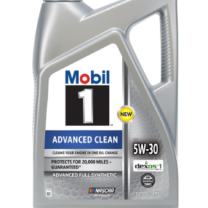 Mobil 1 Advanced Clean Full Synthetic 5W‑30 Motor Oil (5 Quart)